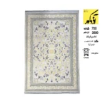 فرش ماشینی آذردکور 6متری کلکسیون فرش آریا نخ آکریلیک،کد افشان طوسی
