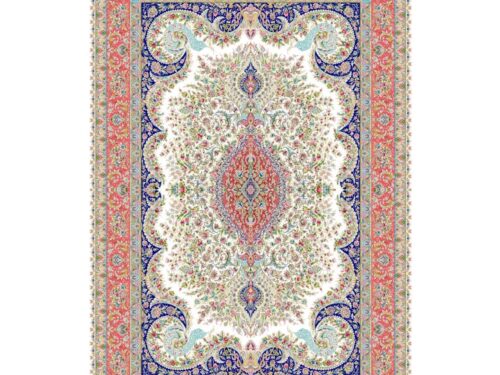 فرش ابریشمی خاطره کاشان 6 متری .کد 126