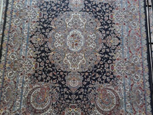 طرح دنیز_رنگ سورمه ای، 1200 شانه،3600 تراکم نخ آکرولیک