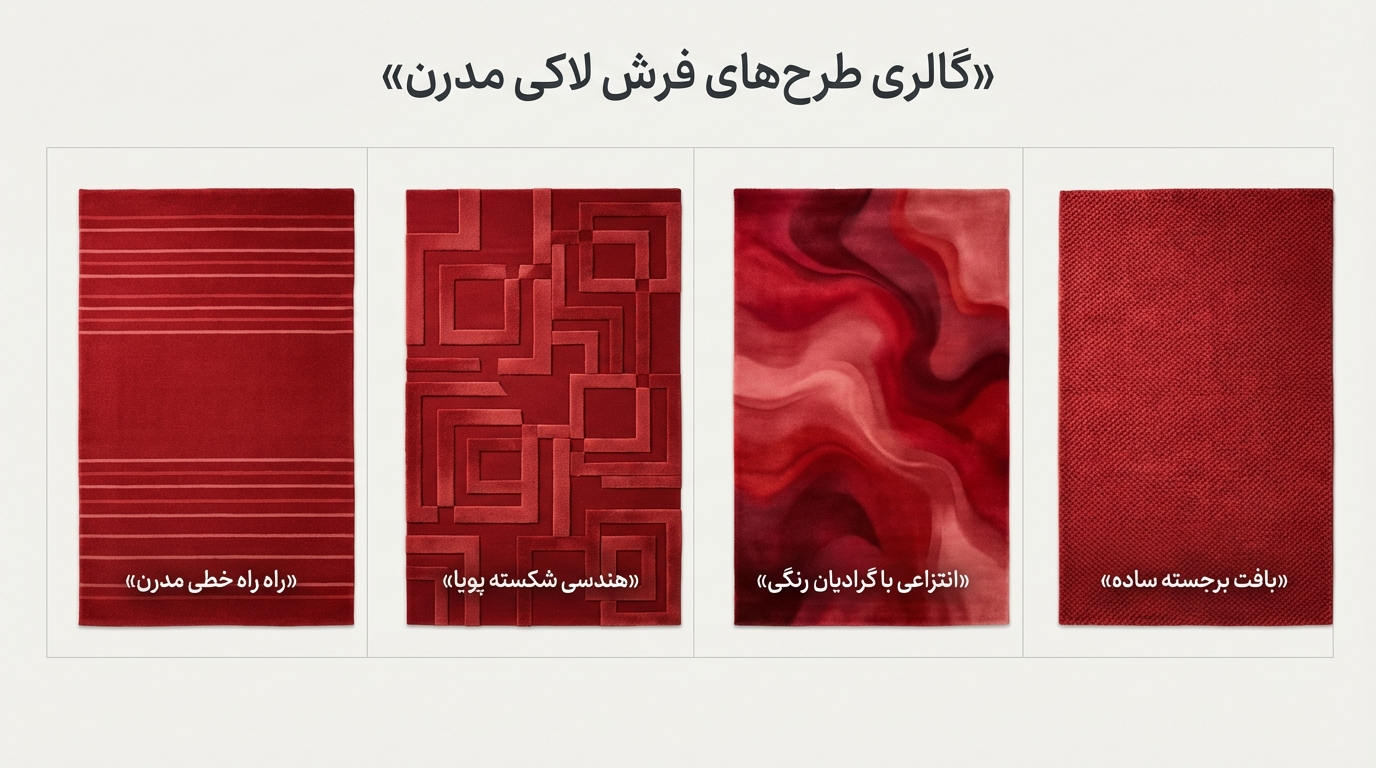 یک فرش لاکی مدرن ایدهآل
