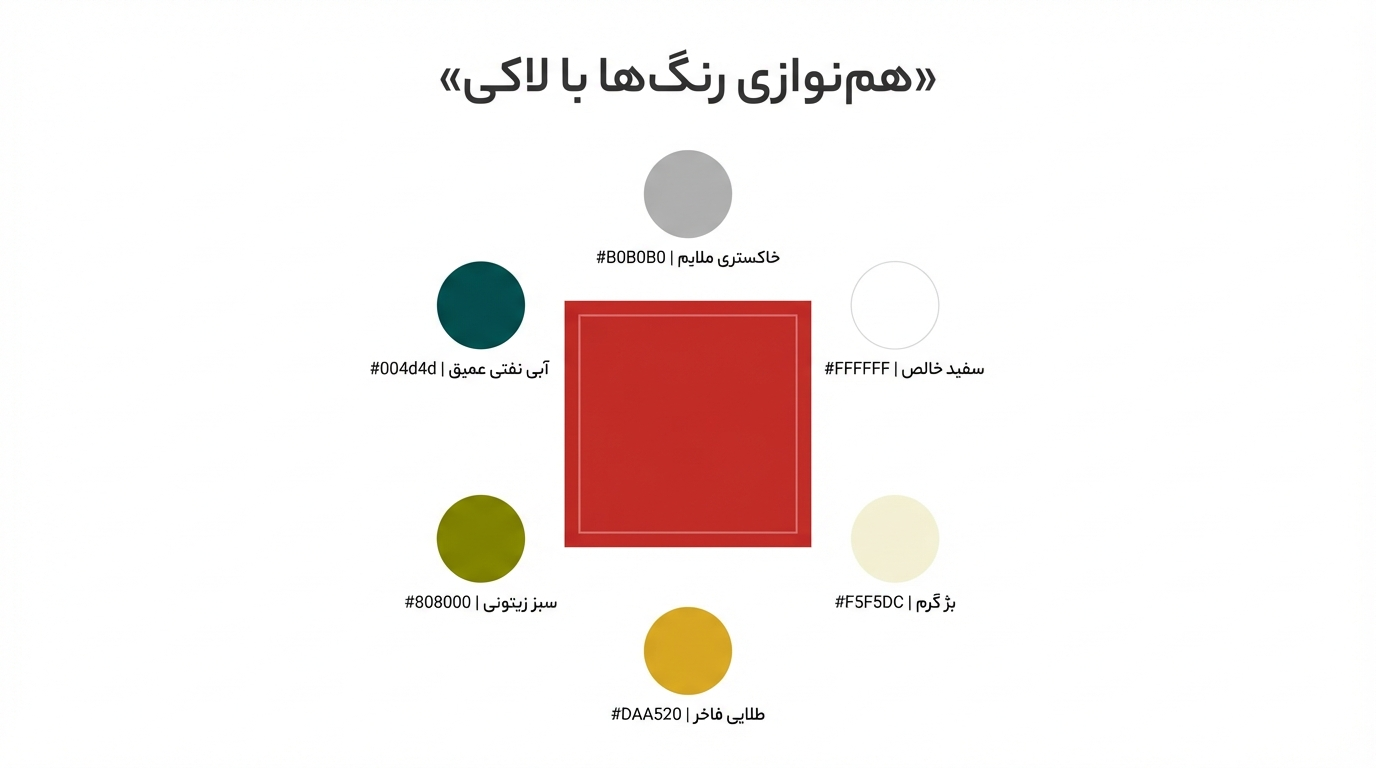 رنگ لاکی تا طراحی مدرن