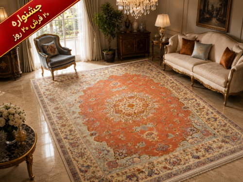 فرش 12 متری دستبافت اصیل تبریز 40 رج کد 56010